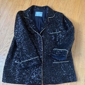 Goop sequined pants suit.